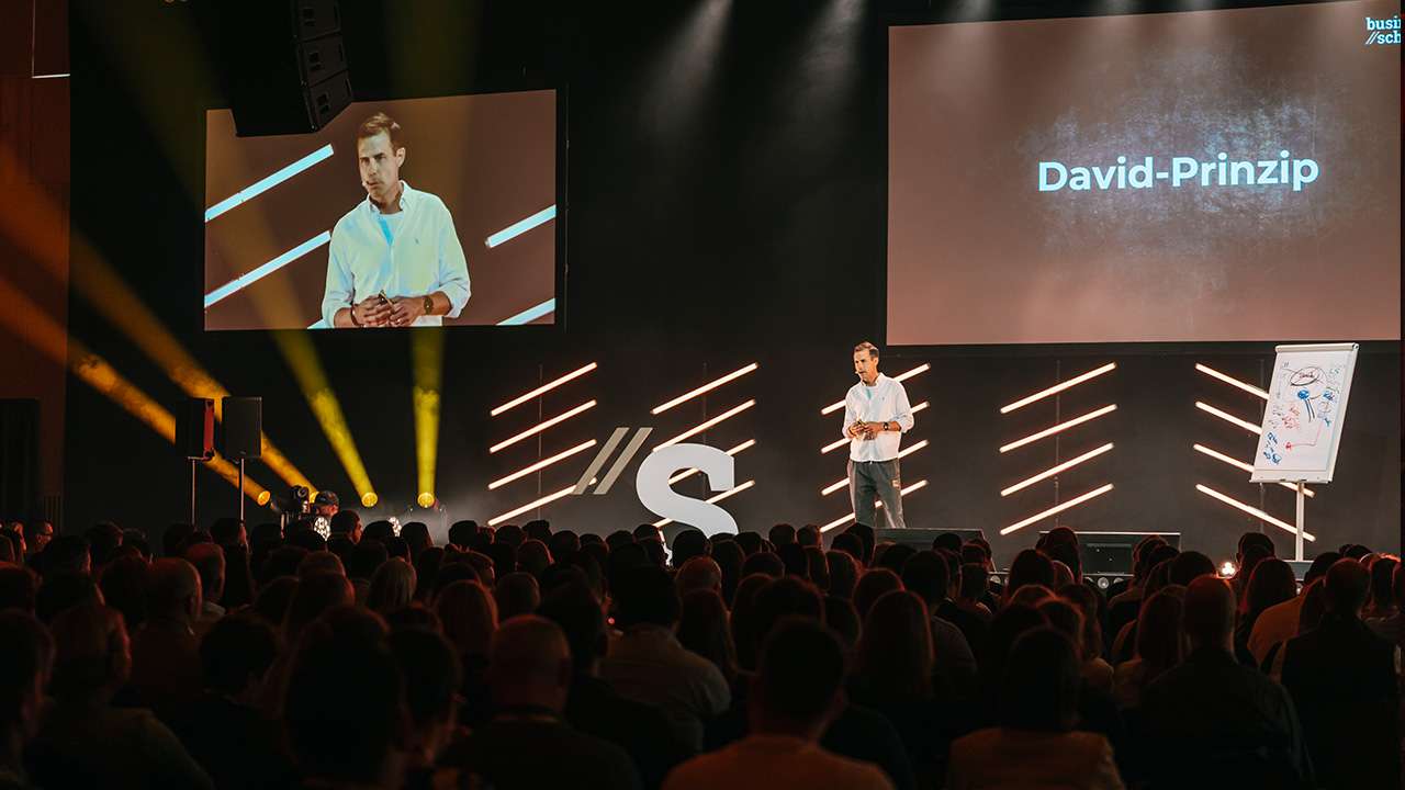 Andreas Koch bei einem Keynote-Auftritt